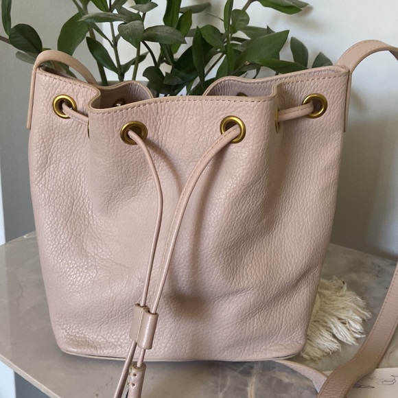 J crew leather bucket bag crossbody - Picture 2 of 4